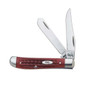 Case Mini Trapper Pocket Worn Red Bone
