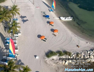 Flying over Key West.