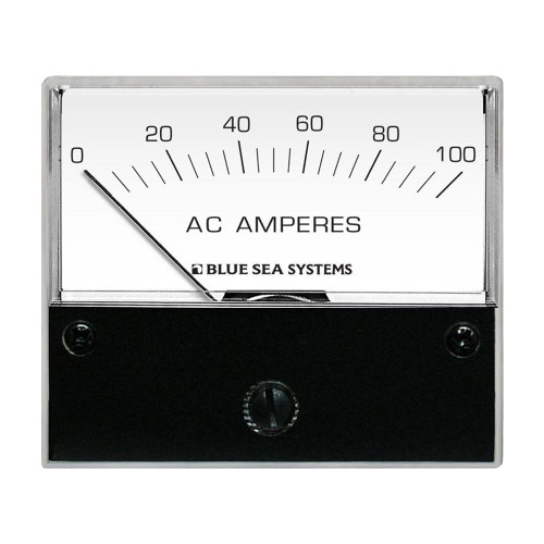 8258 - Blue Sea 8258 AC Analog Ammeter - 2-3/4" Face, 0-100 Amperes AC