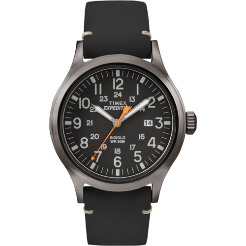 TW4B019009J - Timex Expedition Metal Scout - Black Leather/Black Dial