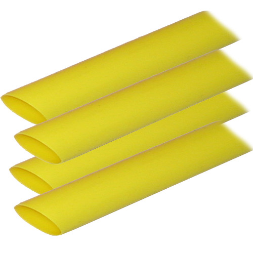 306924 - Ancor Adhesive Lined Heat Shrink Tubing (ALT) - 3/4" x 12" - 4-Pack - Yellow