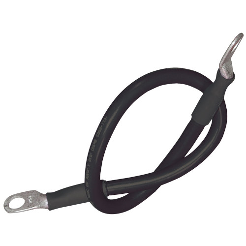 189144 - Ancor Battery Cable Assembly, 2 AWG (34mm&#178;) Wire, 5/16" (7.93mm) Stud, Black - 32" (81.2cm)