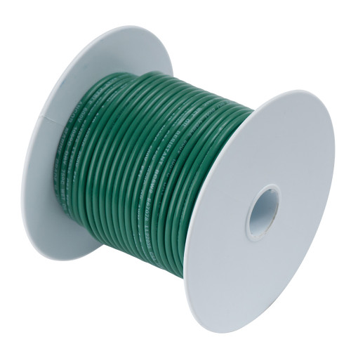 111302 - Ancor Green 8 AWG Tinned Copper Wire - 25'