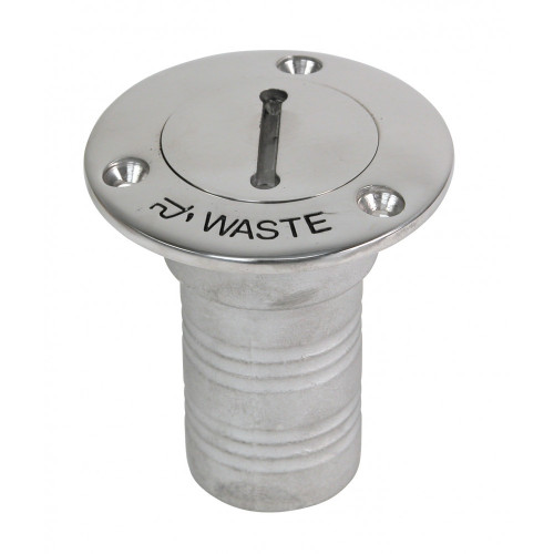 6126SC - Whitecap Tapered Hose Deck Fill - 1-1/2" - Waste