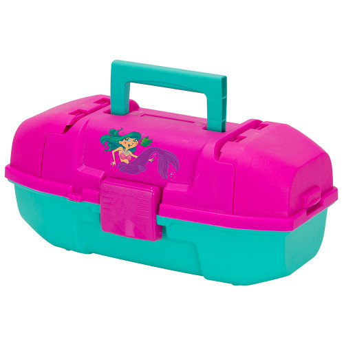 500102 - Plano Youth Mermaid Tackle Box - Pink/Turquoise