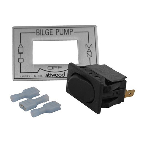 7615A3 - Attwood 3-Way Auto/Off/Manual Bilge Pump Switch