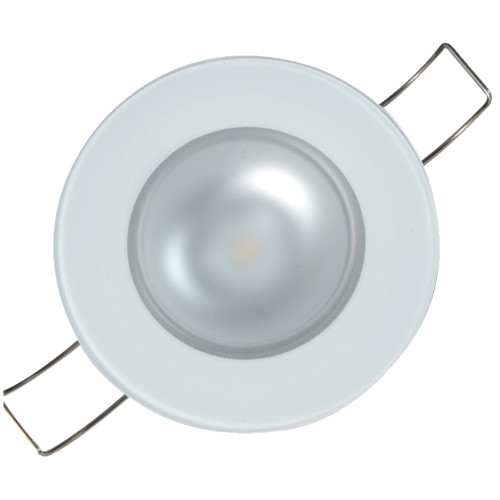 113197 - Lumitec Mirage Flush Mount Down Light Spectrum RGBW - Glass Bezel