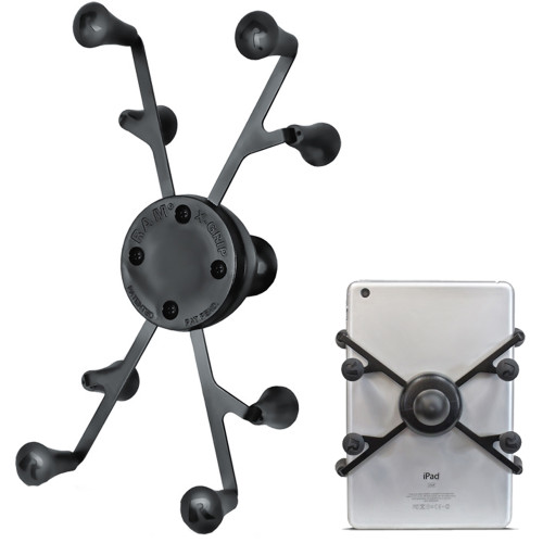 RAM-HOL-UN8BU - RAM Mount X-Grip Universal Tablet Holder w/1" Ball