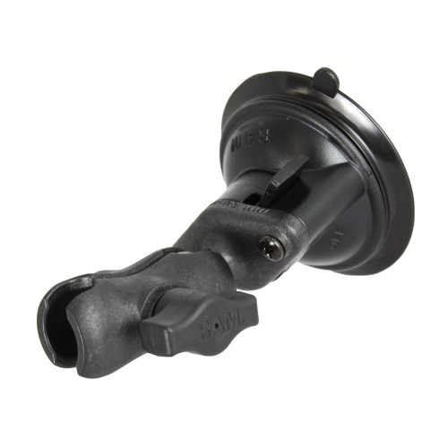 RAP-B-166-A-DU1 - RAM Mount Composite Twist Lock Suction Cup Mount - Short Arm