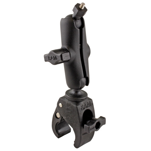 RAM-B-400-379-M616U - RAM Mount Small Tough-Claw&#153; Base w/1" Ball & M6 x 30 SS Hex Head Bolt f/Raymarine Dragonfly-4/5 & WiFish