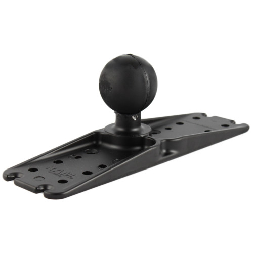 RAM-D-111BU - RAM Mount 11" x 3" Rectangle Universal Electronics Base w/2.25" Ball