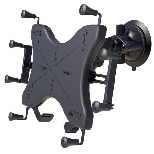 RAM-B-166-UN11U - RAM Mount Twist-Lock&trade; Suction Cup Mount w/Universal X-Grip&reg; Cradle for 12" Large Tablets