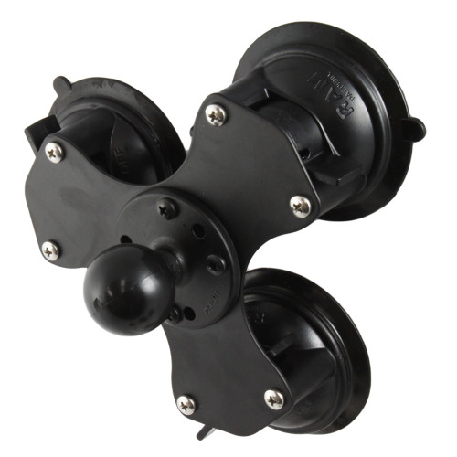 RAM-224-3U - RAM Mount Triple Suction Cup Base w/1.5" Ball