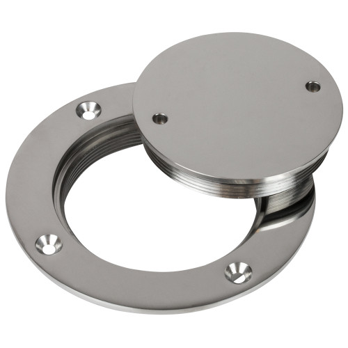 335653-1 Sea-Dog Stainless Steel Deck Plate - 3"
