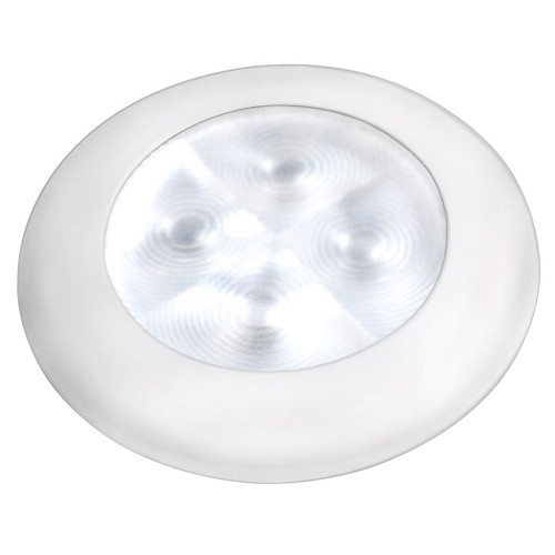 980500741 Hella Marine Courtesy Light - Warm White w/White Rim