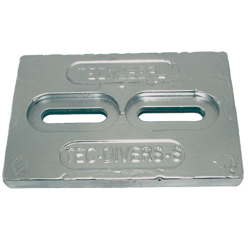 TEC-DIVERS-SMG Tecnoseal Mini Magnesium Plate Anode 6" x 4" x 1/2"