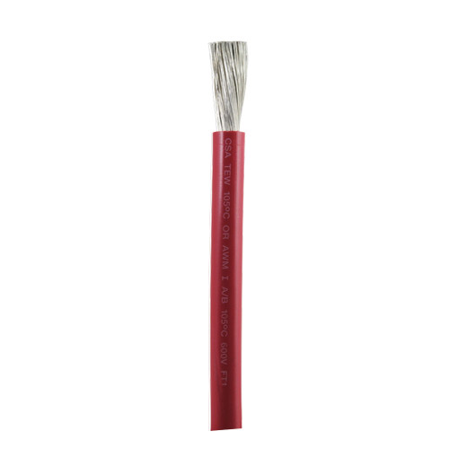 116510 - Ancor Red 1/0 AWG Battery Cable - 100'