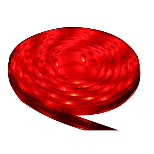 LLB-453R-01-05 - Lunasea Flexible Strip LED - 5M w/Connector - Red - 12V