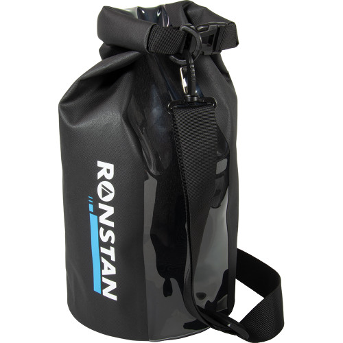 RF4012 Ronstan Dry Roll Top - 10L Bag - Black w/Window