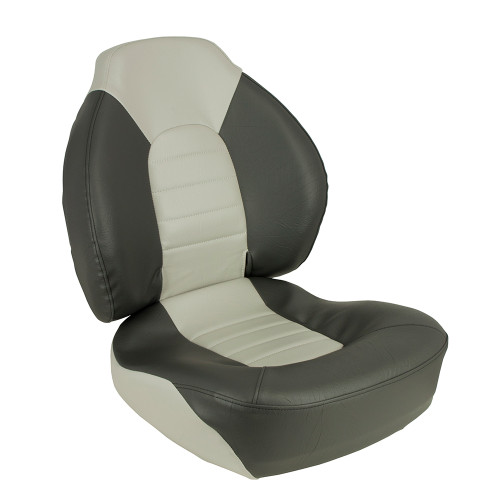1041733 Springfield Fish Pro Mid Back Folding Seat - Charcoal/Grey