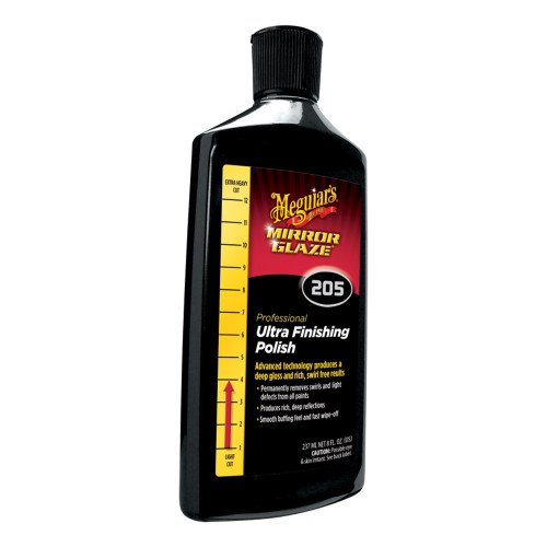 M20508 Meguiar's Mirror Glaze Ultra Finishing Liquid Polish - 8oz 