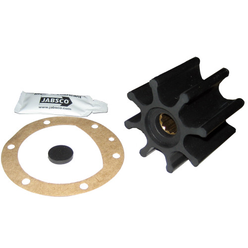 920-0001-P - Jabsco Impeller Kit - 8 Blade - Neoprene - 2-9/16" Diameter x 2" W, 5/8" Shaft Diameter