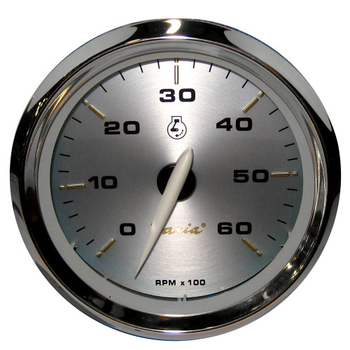 39004 - Faria Kronos 4" Tachometer - 6,000 RPM (Gas - Inboard & I/O)