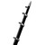 OC-0432BKA116 - TACO 12' Black/Silver Center Rigger Pole - 1-1/8" Diameter