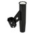 RA5001BK - Lee's Clamp-On Rod Holder - Black Aluminum - Vertical Mount - Fits 1.050 O.D. Pipe