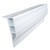 1160-F - Dock Edge Standard PVC Full Face Profile - 16' Roll - White