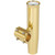 RA5203GL - Lee's Clamp-On Rod Holder - Gold Aluminum - Horizontal Mount - Fits 1.660" O.D. Pipe