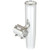 RA5205SL - Lee's Clamp-On Rod Holder - Silver Aluminum - Horizontal Mount - Fits 2.375" / 2-3/8" O.D. Pipe