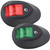 0602DP1BLK - Perko LED Sidelights - Red/Green - 12V - Black Housing