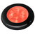 980507251 - Hella Marine Slim Line LED 'Enhanced Brightness' Round Courtesy Lamp - Red LED - Black Plastic Bezel - 12V