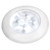 980500541 - Hella Marine Slim Line LED 'Enhanced Brightness' Round Courtesy Lamp - White LED - White Plastic Bezel - 12V