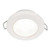 958110511 - Hella Marine EuroLED 75 3" Round Spring Mount Down Light - White LED - White Plastic Rim - 12V