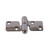 S-991 - Whitecap Take-Apart Hinge (Non-Locking) - CP/Brass - 3-7/8" x 2-1/16"