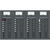 8095 - Blue Sea 8095 AC Main +8 Positions / DC Main +29 Positions Toggle Circuit Breaker Panel   (White Switches)