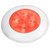 980508241 Hella Marine Red LED Round Courtesy Lamp - White Bezel - 24V