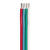 160010 Ancor Flat Ribbon Bonded RGB Cable 18/4 AWG - Red, Light Blue, Green & White - 100'