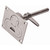 221835-1 Sea-Dog Cast Stainless Steel Handle/Latch - 3-3/4" x 3"