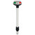 1619DP2BLK - Perko Stealth Series LED Bi-Color 12" Pole Light - Small Threaded Collar - 2 Mile