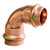 77037 Viega ProPress 1-1/2" - 90 Degree Copper Elbow - Double Press Connection - Smart Connect Technology