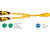 Y504-2-503 - Marinco Y504-2-503 EEL (2)50A-125V Female to (1)50A-125/250V Male "Y" Adapter - Yellow