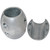 X10AL - Tecnoseal X10AL Shaft Anode - Aluminum - 2-1/4" Shaft Diameter