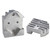 00806 - Tecnoseal Gimbal Block Anode - Zinc Finned