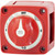 6007 - Blue Sea 6007 m-Series (Mini) Battery Switch Selector Four Position Red