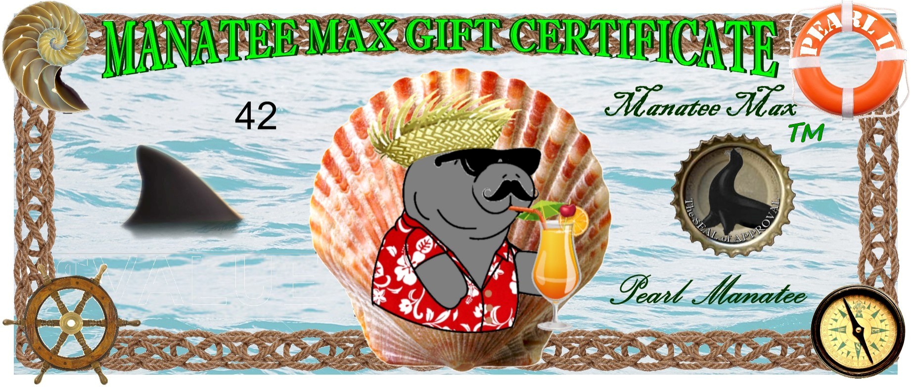 Manatee Max Gift Certificate