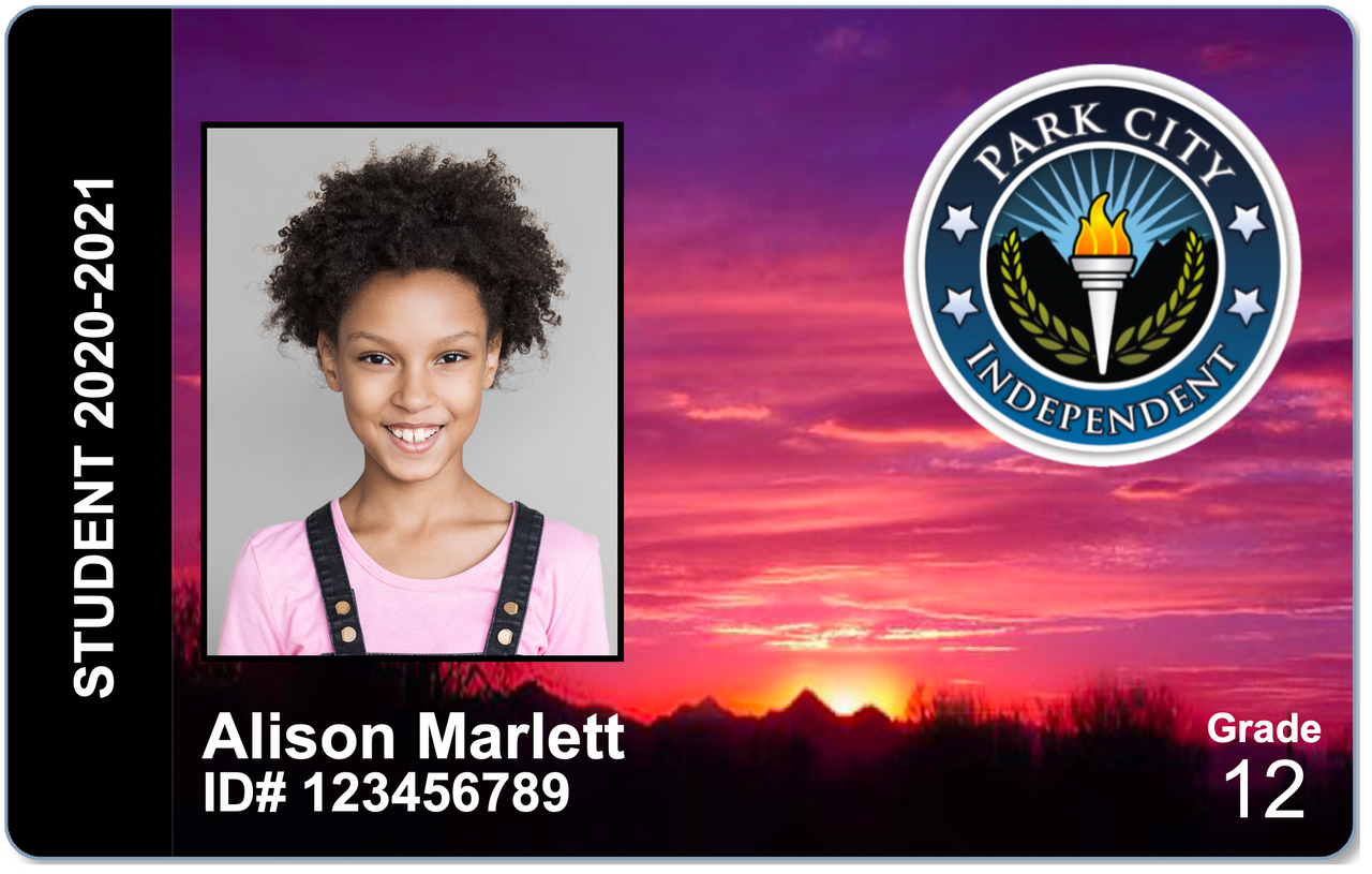 Edgenuity Custom High Quality Photo Student ID Card