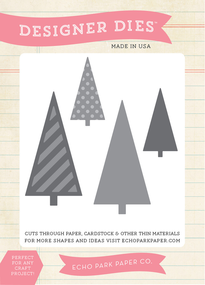 Christmas Tree Medium Die Set - Echo Park Paper Co
